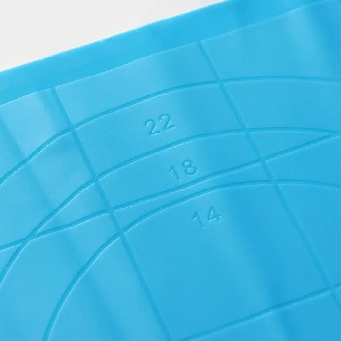 Коврик для выпечки и раскатки теста с разметкой Доляна &laquo;Буссен&raquo;, силикон, 38&times;28 см, МИКС