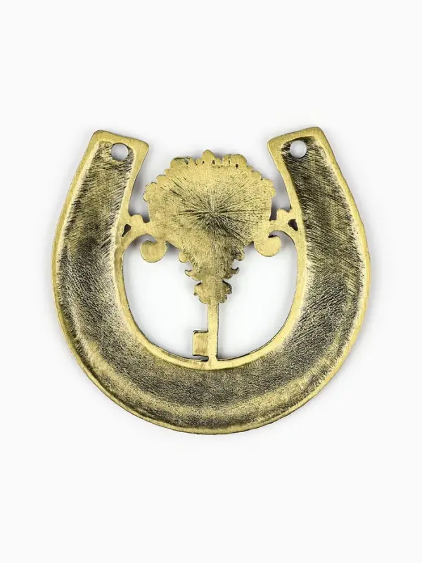 Подкова металл &laquo;На удачу с новосельем&raquo;, 7&times;7 см