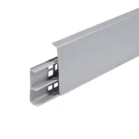 Плинтус напольный &laquo;Деконика&raquo;, 2200&times;85 мм, цвет 002 светло-серый