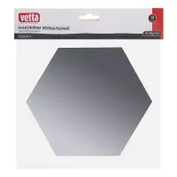 VETTA Наклейки зеркальные "Соты", 12 шт., 16x18,4x9,2 см