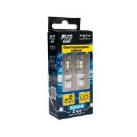 T106 T10/белый/(W2,1x9,5d) 10 SMD 2835 12-24V, блистер 2 шт.