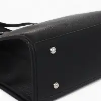 Сумка женская тоут TEXTURA на молнии, с кошельком, 30&times;10&times;24 см, чёрный