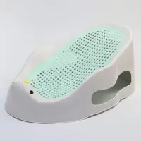 Горка для купания новорожденных Крошка Я, 0-6 мес., р-р 43&times;30&times;19 см, белый/мятный