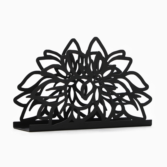 Салфетница «Цветы» металлическая, 14 х 9 см Салфетница «Цветы» металлическая, 14 х 9 см