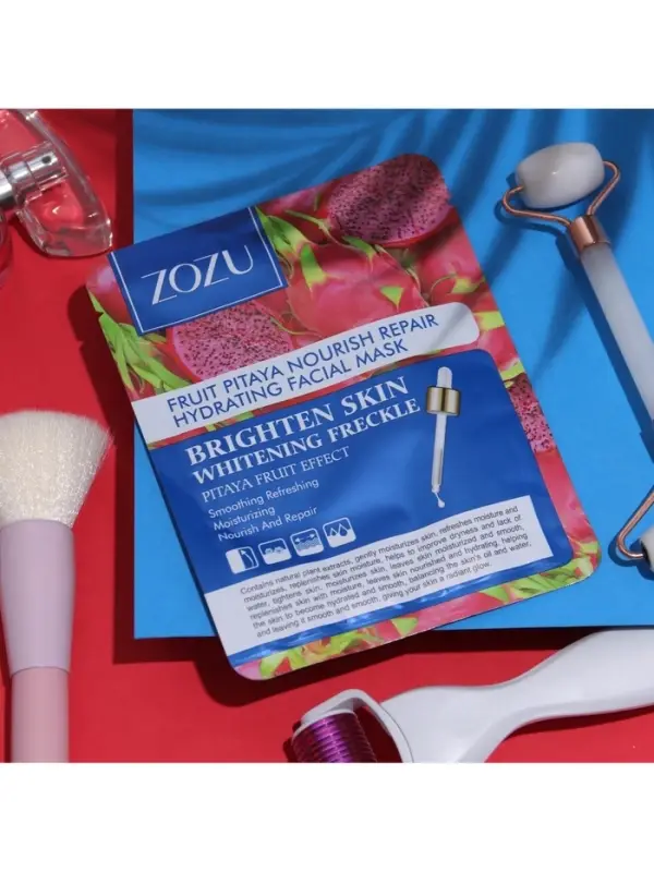 Маска тканевая увлажняющая для лица с экстрактом питайи