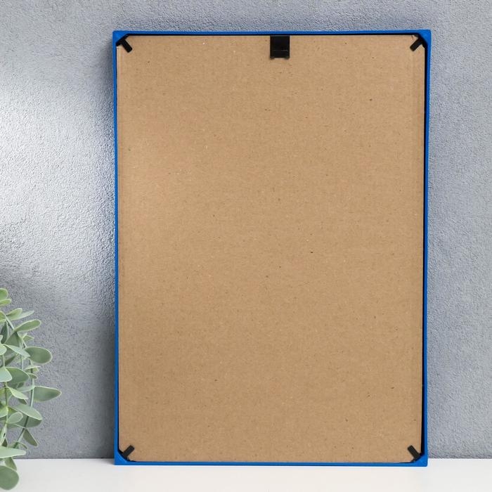 Фоторамка пластик L-4 21х30 см синий (пластиковый экран) Фоторамка пластик L-4 21х30 см синий (пластиковый экран)