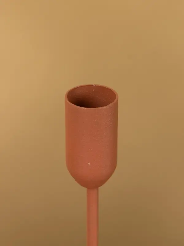 Подсвечник на 1 свечу текстурный  Подсвечник на 1 свечу текстурный "Терракота" 8х8х15,5 см