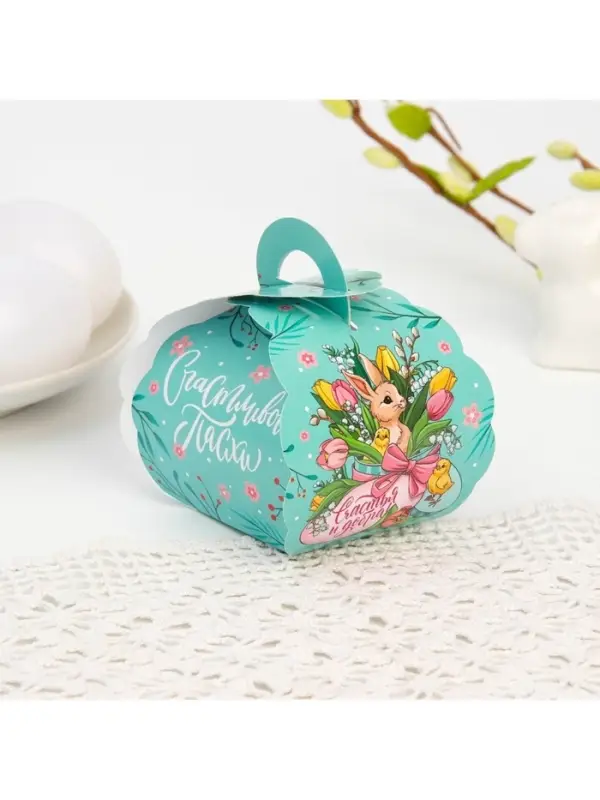 Коробочка подарочная для яйца &laquo;Кролик&raquo; на пасху, 25&times;30 см