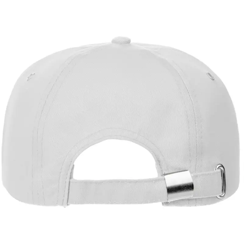 Бейсболка Canopy, белая с темно-синим кантом Бейсболка Canopy, белая с темно-синим кантом