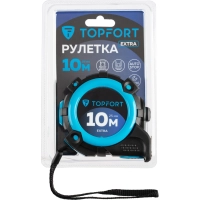 Рулетка 10мх25 мм с автостопом, Topfort Extra