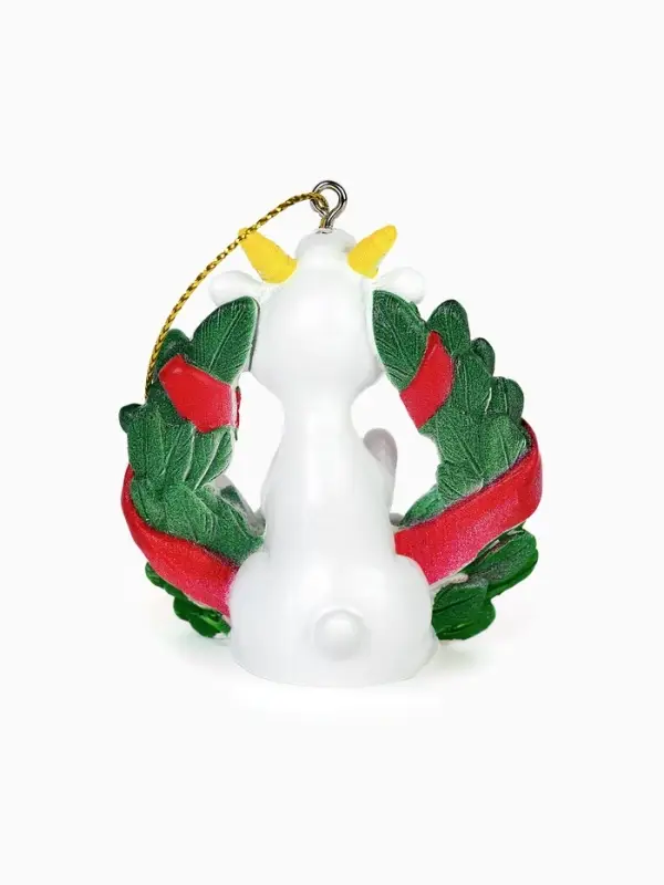 Елочная игрушка, полистоун &laquo;Козлик в венке&raquo;, 5 шт.