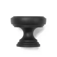 Ручка-кнопка CAPPIO PK322, d=30 мм, цвет черный
