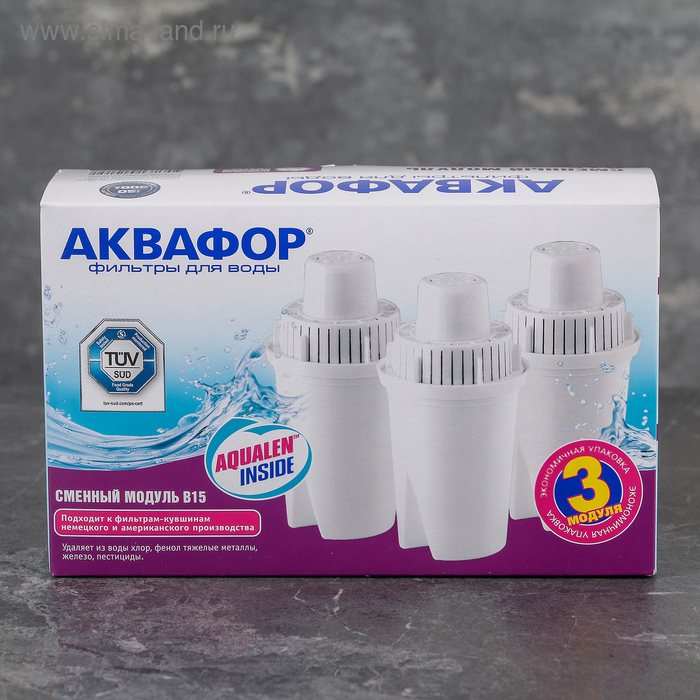 Набор сменных картриджей «аквафор В-15», 3 шт Набор сменных картриджей «аквафор В-15», 3 шт