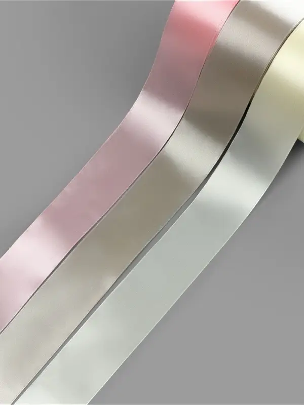 Атласная лента, набор 3 шт. &laquo;Тёплый день&raquo;, 40 мм, 23&plusmn;1 м