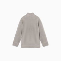Свитшот флисовый детский MINAKU: Fleece Soft, цвет серый, рост 152 см