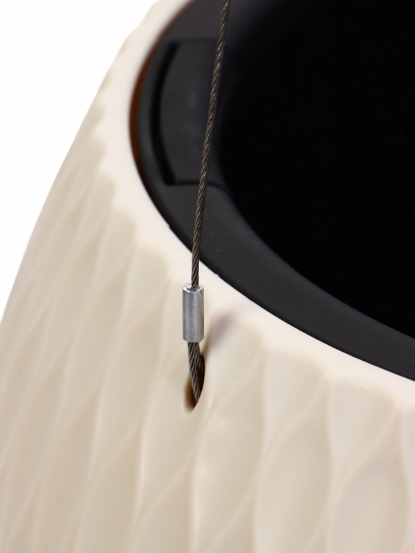 Кашпо Кашпо "Жемчужина" 4л подвесное, бежевый