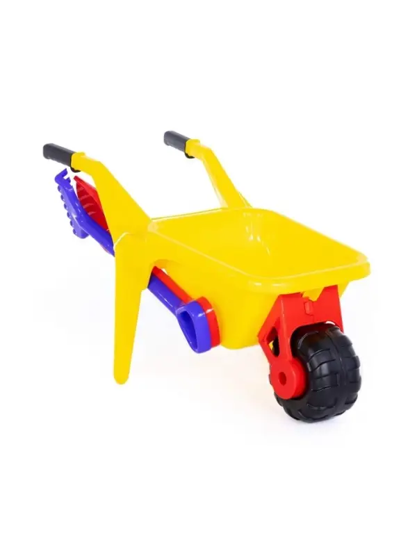 Набор игрушек для песочницы &laquo;Садовод&raquo;, 3 предмета: тачка, лопата, грабли, МИКС