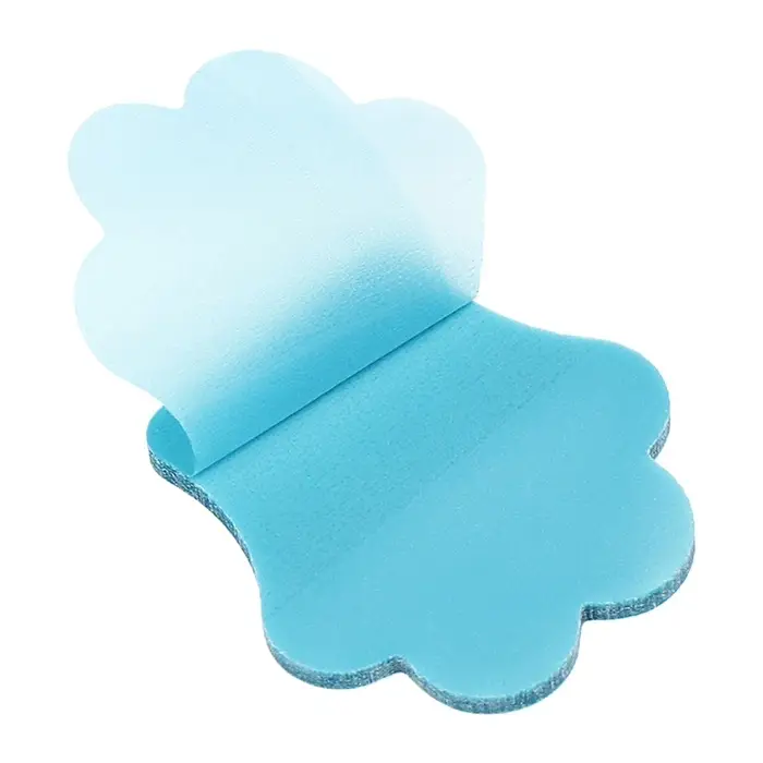 Блок-закладка с липким краем &laquo;Лапка&raquo;, 45 мм &times; 45 мм, 50 листов, пластик, голубой