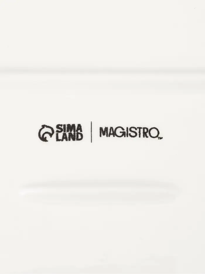 Блюдо для запекания прямоугольное Magistro &laquo;Бланш&raquo;, 30&times;19 см, фарфор, белое