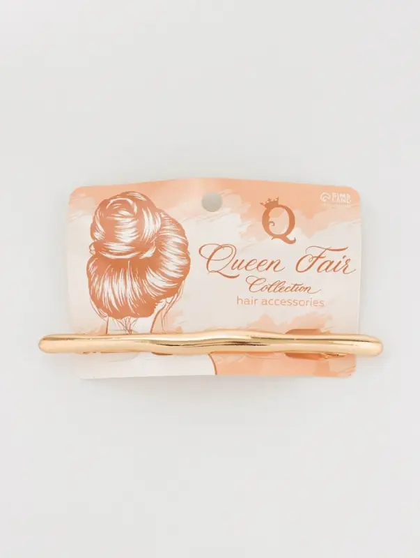 Заколка - автомат для волос QF &laquo;Валенс&raquo;, 11.5 см, золото
