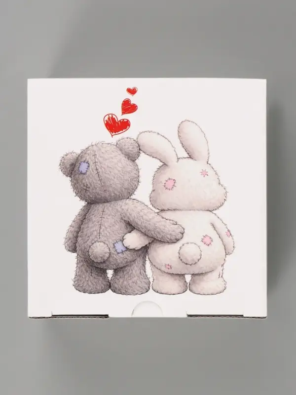 Коробка подарочная самосборная &laquo;Люблю тебя&raquo;, 15&times;15&times;7 см
