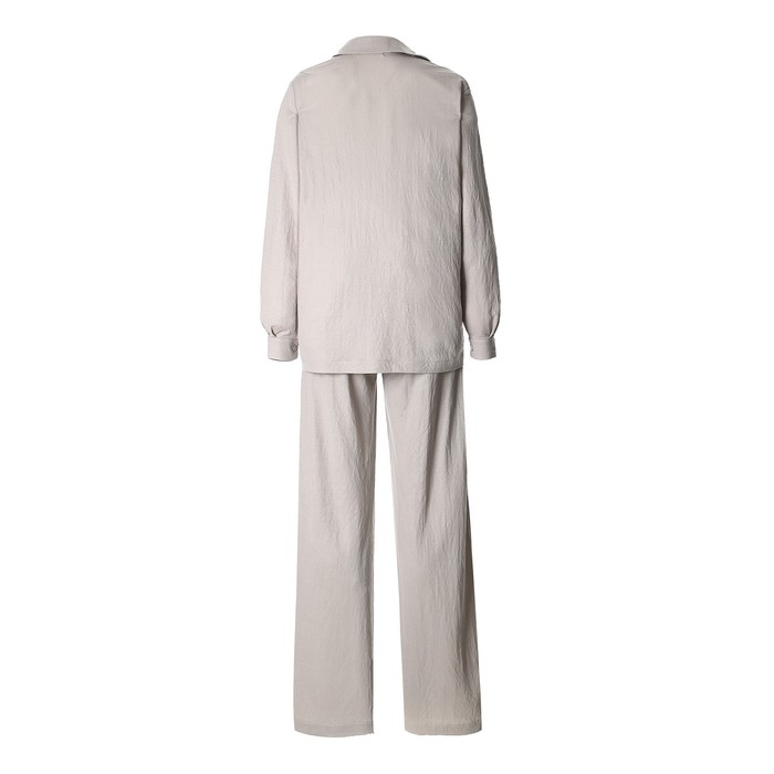 Комплект женский (рубашка, брюки, топ) KAFTAN "Base" р. 44,  серый