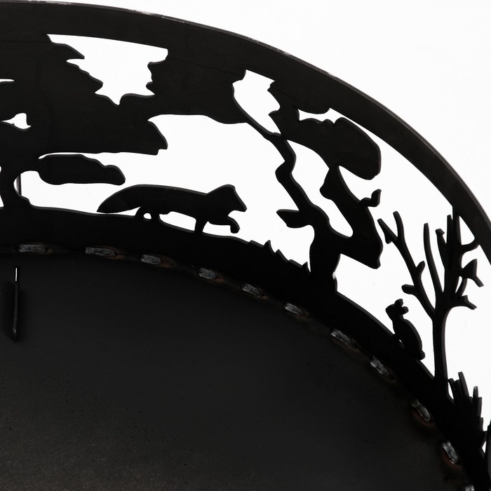 Чаша костровая "Лес", металл 3 мм, 70 х 70 х 45 см