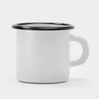 Кружка эмалированная &laquo;Белоснежная&raquo;, 380 мл, белая