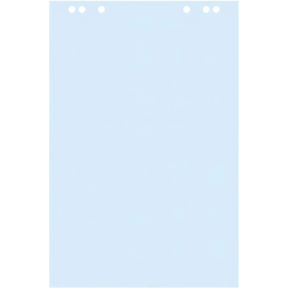 Бумага для флипчартов голубая пастель 68.0х98.0 20 лист.80гр.