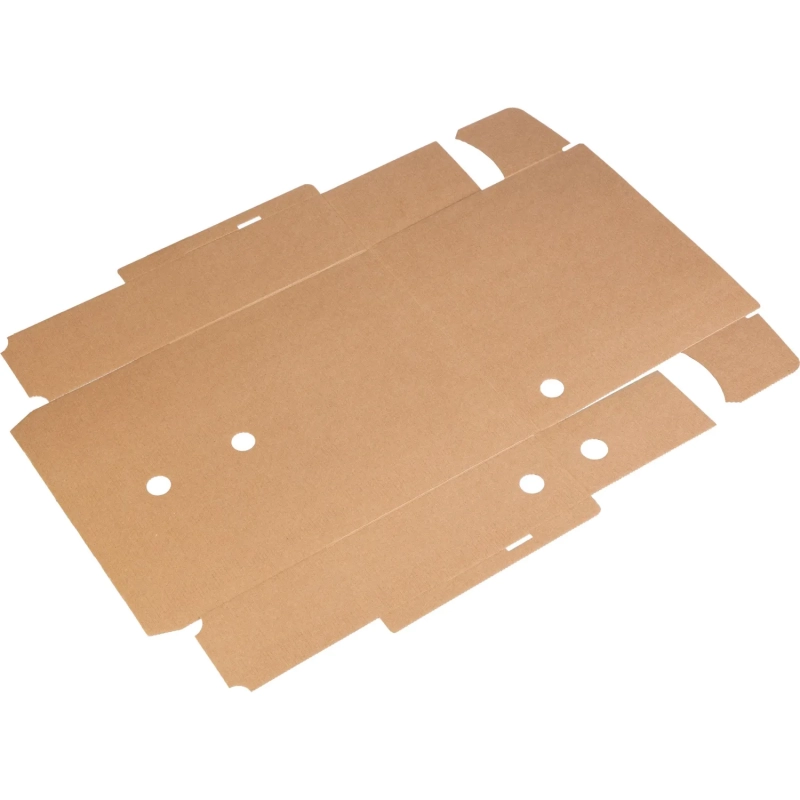 Короб архивный Комус 100 мм микрогофр, выруб.зам. бирюзовый