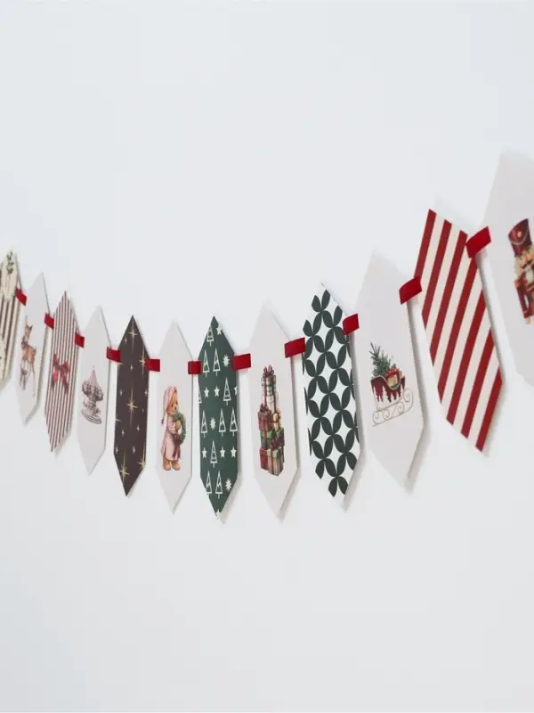 Гирлянда на ленте &laquo;Новогодняя зайчик&raquo;, 18 флажков, 17&times;16.5