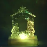 Фигура светодиодная &laquo;Рождение Иисуса&raquo; 6.3&times;7&times;16.2 см, 3хААА