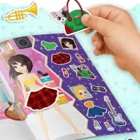 Книги с наклейками &laquo;Наряди модную куколку&raquo;, набор 4 шт. по 12 стр.