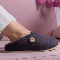 Домашние валенки Step, темно-синие (клякса), размер 35