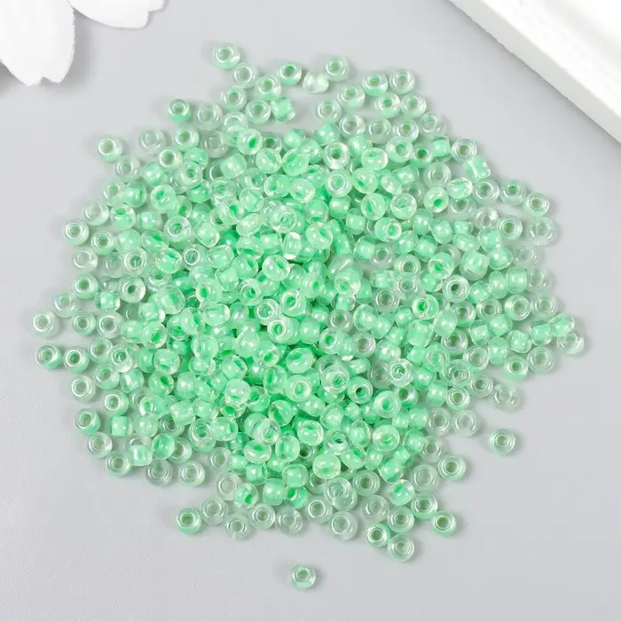 Бисер  Бисер "Zlatka" 08/0, 3 мм, 10 г 2207 св.зеленый