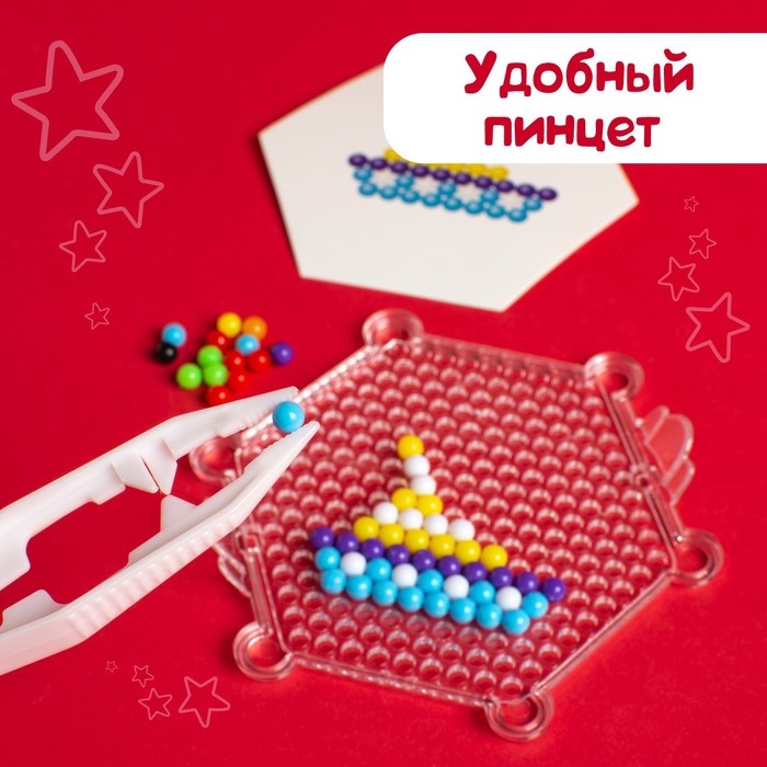 Аквамозаика для детей «Транспорт», 4 фигурки