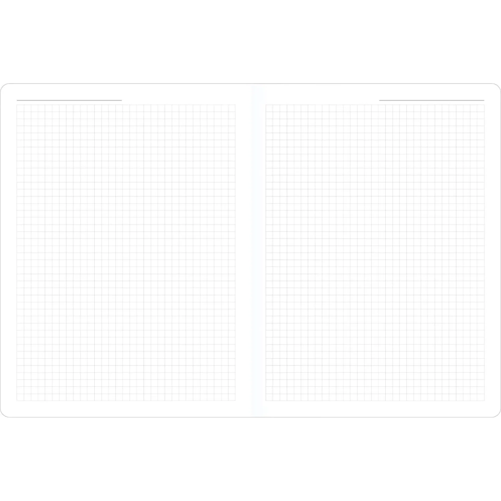 Тетрадь общая Attache Selection Квадрат ВW 165x220 мм 48л клетка скрепка