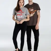 Футболка Hello! I Love You!, серый меланж, размер S