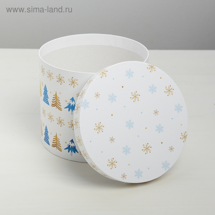 Набор подарочных коробок 5 в 1 «Чудесные снежинки», 13 х 14‒19.5 х 22 см, Новый год