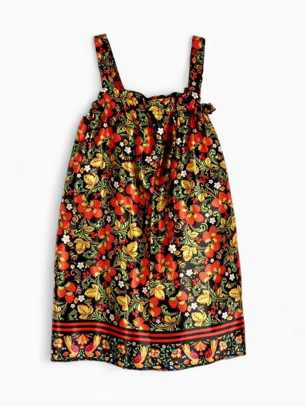 Сарафан русский народный «Русская девица», рост 110-128, черный