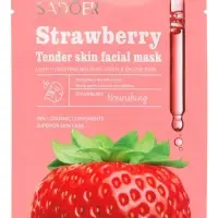 Маска тканевая увлажняющая для лица &laquo;Клубника&raquo;, 25 г