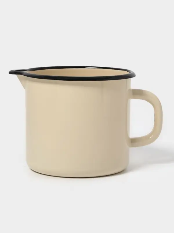 Круж.с нос.б/к 1л (слоновая)Без декора