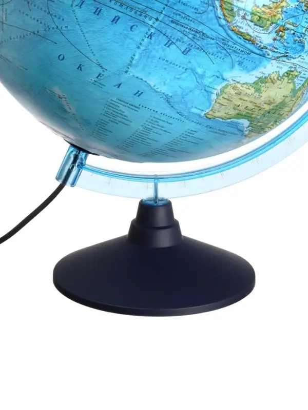 Глобус физико-политический рельефный &laquo;Глобен. Классик Евро&raquo;, диаметр 320 мм, с подсветкой, Крым в составе РФ