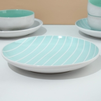 Набор посуды на 4 персоны Dolce Ceramo. «Пасха. Лесные персонажи», 16 предметов: 4 тарелки 23 см, 4 миски 14,5 см, 4 кружки 250 мл, 4 блюдца 15 см