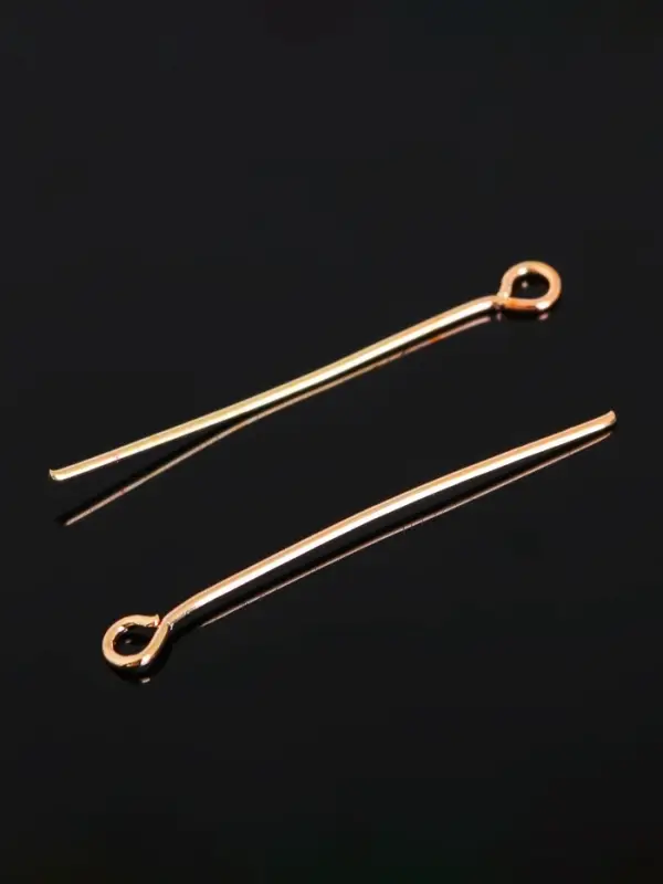 Штифт с петлёй СМ-1083, 2.8 см, (набор 100 г), цвет золото