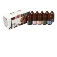 Набор гелевых жирорастворимых пищевых красителей Art Color choco paint, 10 цветов, 12 мл