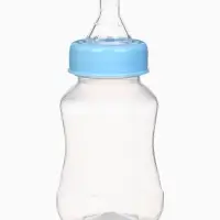 Бутылочка для кормления M&B, классическое горло, от 0 мес., 150 мл., голубой
