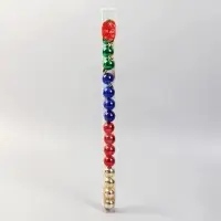 Ёлочные игрушки &laquo;Глянец&raquo;, шары новогодние, d=3 см, набор 16 шт., радужный МИКС