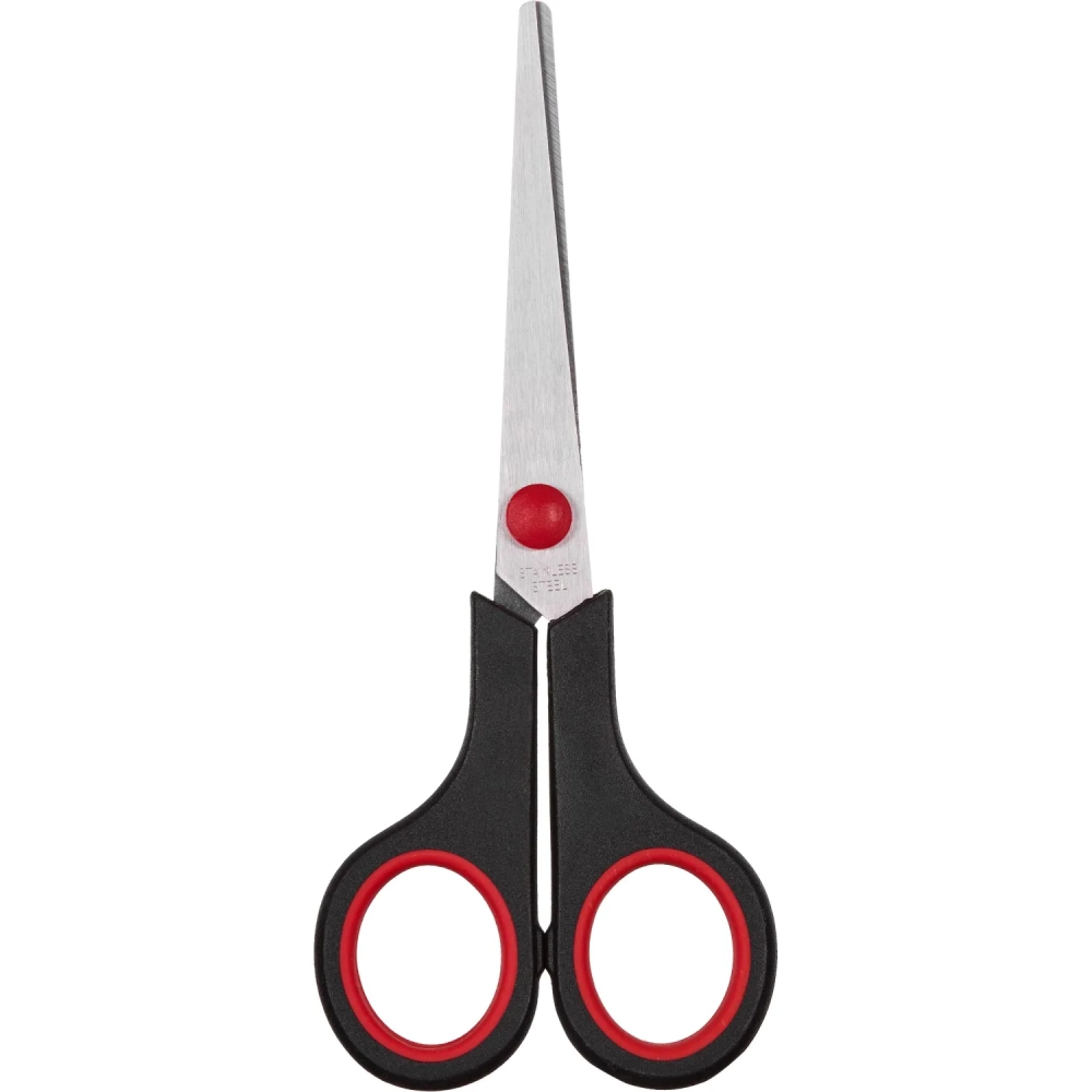 Ножницы Выбор есть 152 мм с пласт. прорезин. ручками, цвет крс/черн