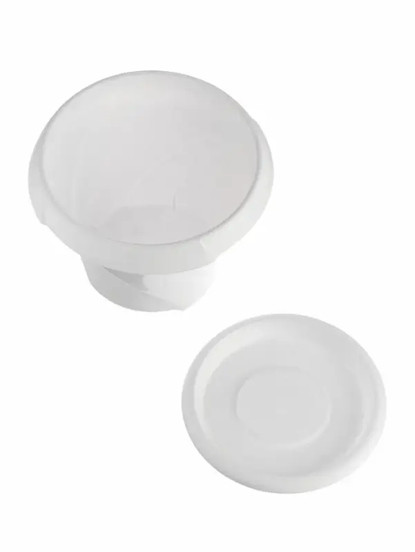 Горшок для цветов с поддоном Martika &laquo;Флориана&raquo;, 300 мл, d=10.3 см, h=7.6 см, пластиковый, белый